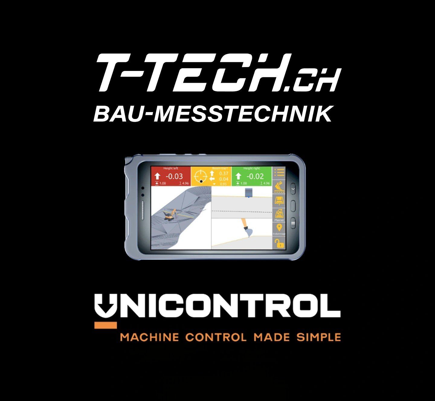 Bagger: NEU Unicontrol 3D GPS Baggersteuerung – Neu und originalverpackt aus Hasle LU von T-Tech_unicontrol.ch