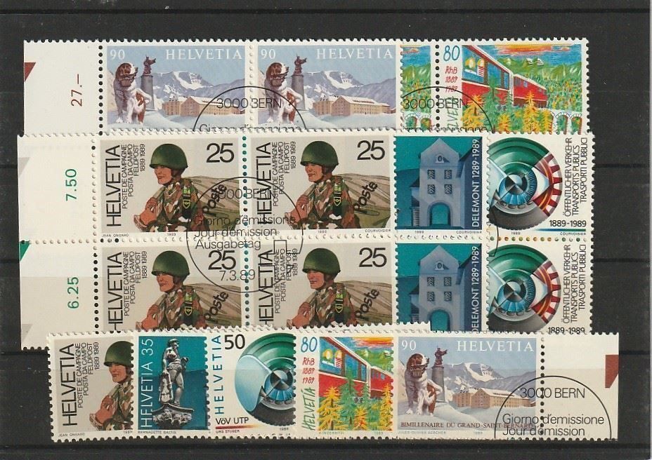 Tutti i francobolli: Sonderpostmarken 1989/I – Nuovo e nell'imballaggio originale da Aarburg venduto da Aare10
