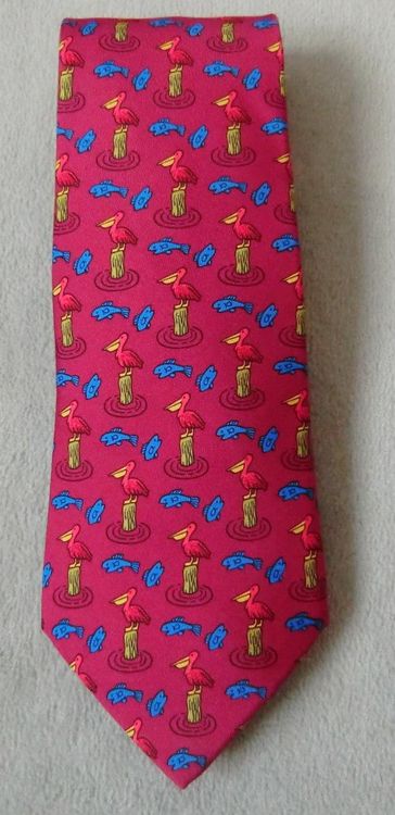 Rare Hermès 100% silk tie jockey/sheep 605857 IA burgundy