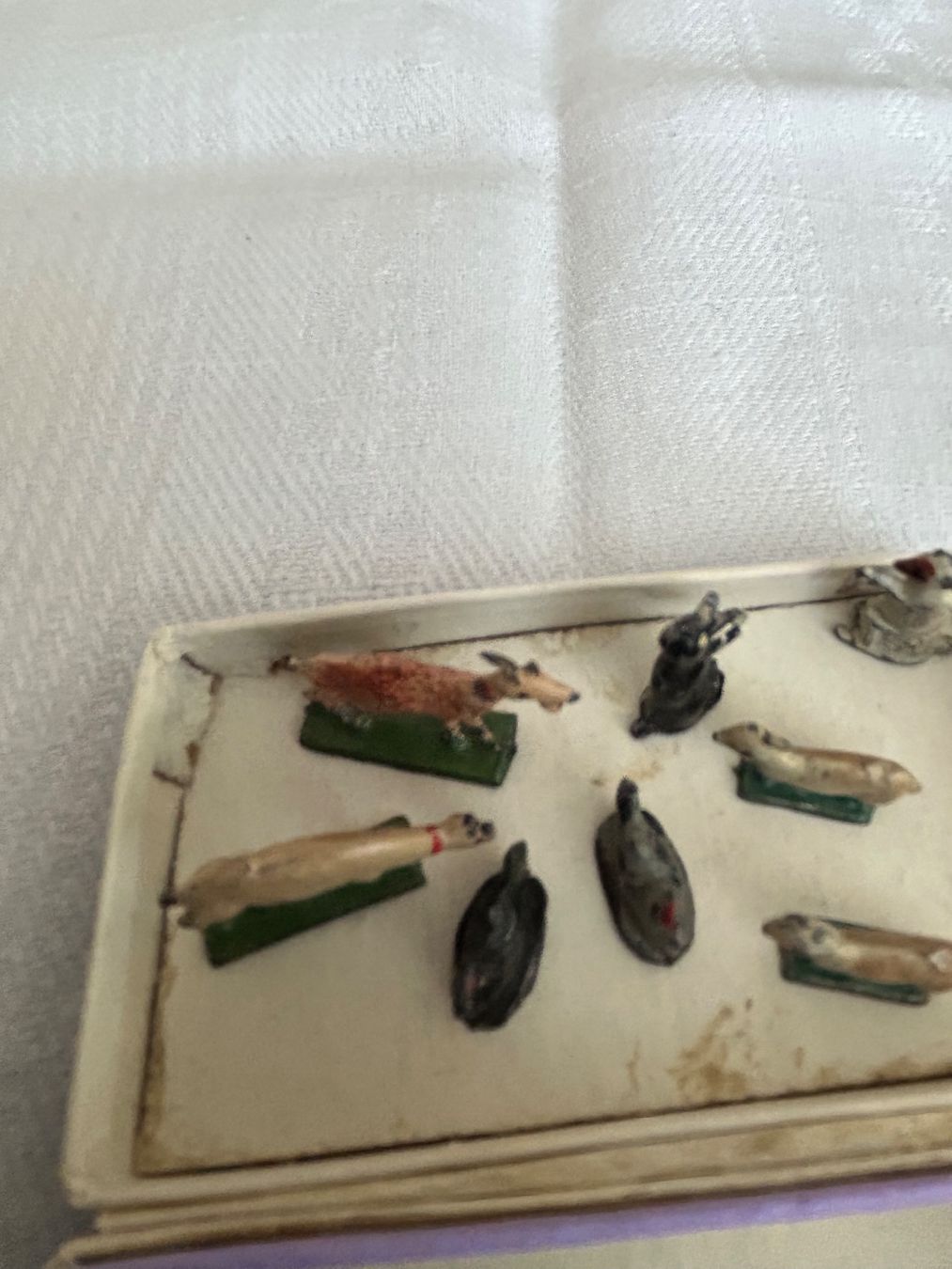 Giocattoli: 8 Antike Miniatur Tierli – Usato da Zumikon venduto da tuna007 4