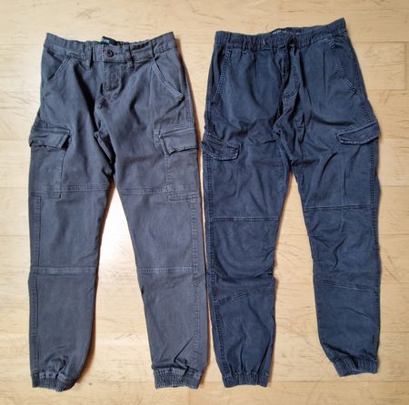 INDICODE Cargo-Hosen, Herren, Gr. M, grau/schwarz, neuwertig