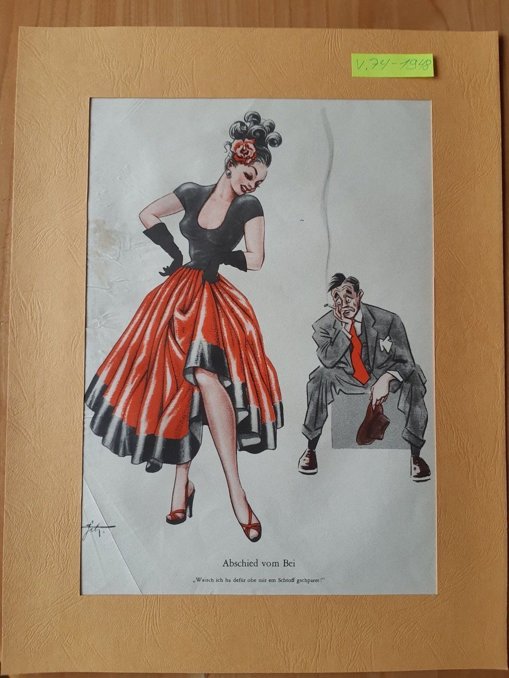 Grafica & Litografie: Nr.6 original Litho Nebelspalter – Usato da Grindelwald venduto da carro5 1