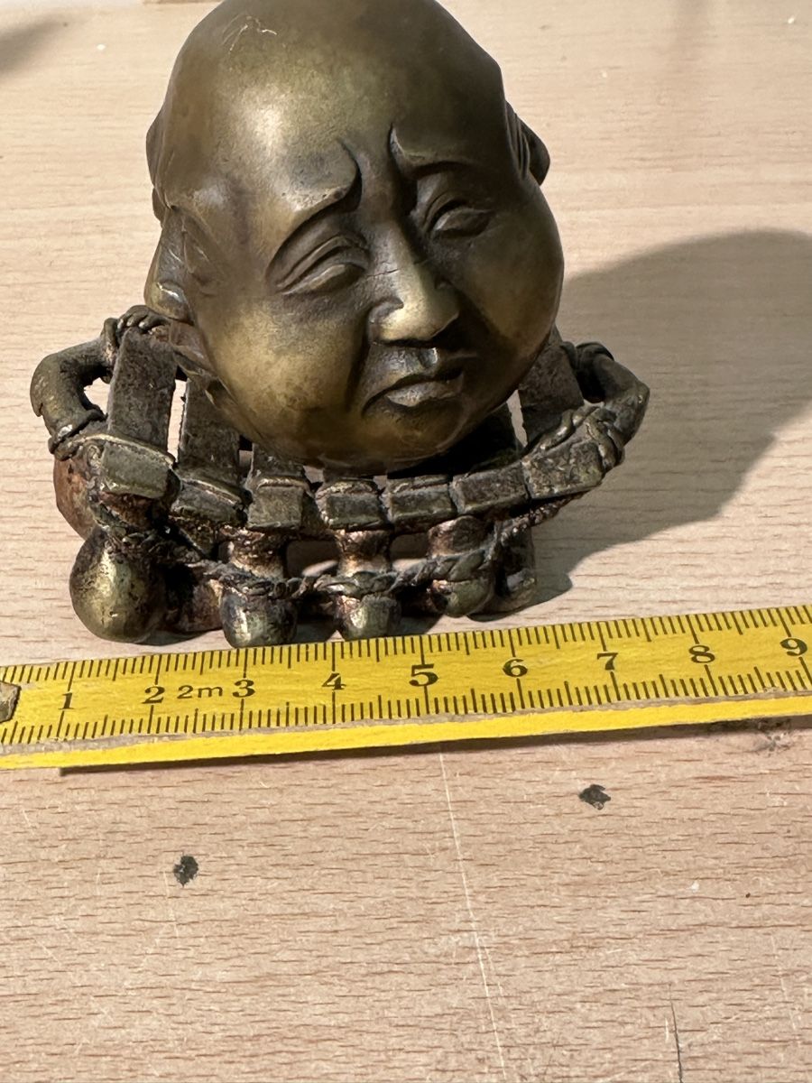 Figuren: Statue Bouddha 4 visages en bronze, 8cm – Gebraucht aus Lausanne von artnouveau04 5