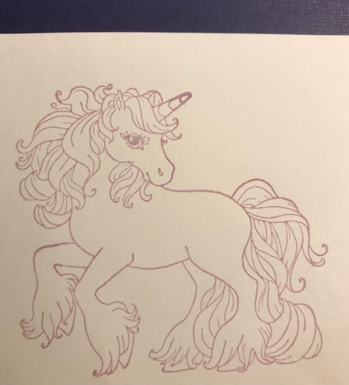 Timbri: Stempel Einhorn Gummistempel montiert – Usato da Oberstammheim venduto da pitipiti
