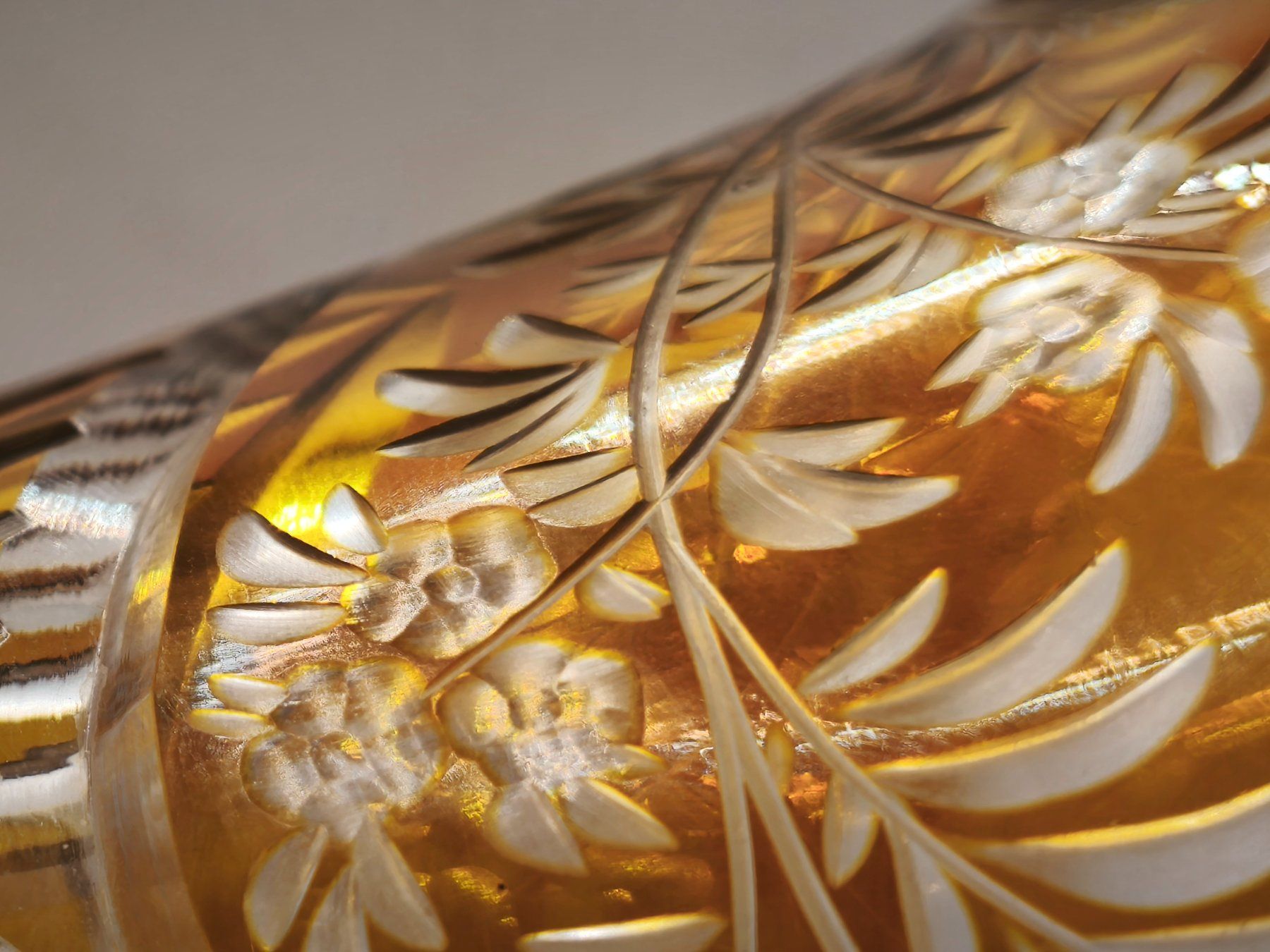 Vasi & Recipienti: Böhmische Kristallglas Kelch-Vase – Nuovo (secondo la descrizione) da Wettingen venduto da DaHa90 5