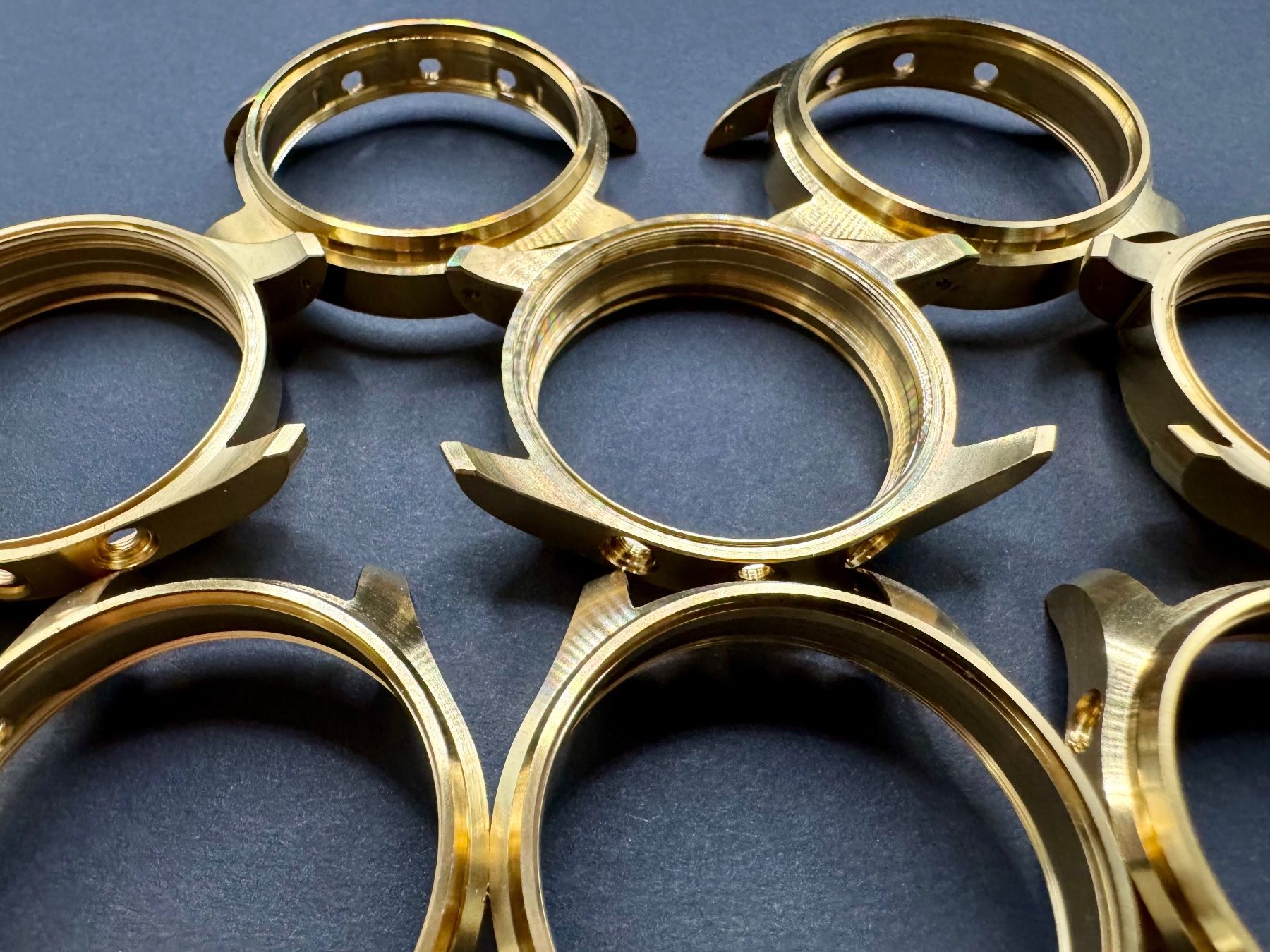 Orologi: 10 Stück Uhrengehäuse Goldfarben – Nuovo (secondo la descrizione) da Hermetschwil-Staffeln venduto da Mobile2013 8