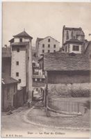 CPA Sion Rue du Château, ungelaufen, Hopkins Collection UK