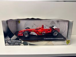 Ferrari F1 F2005 1:18, M. Schumacher, inkl. OVP, HOT WHEELS