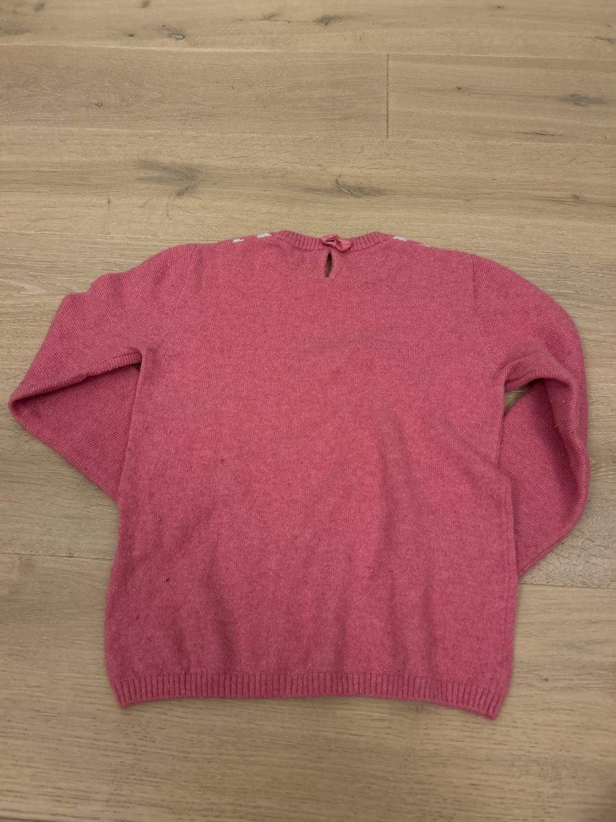 Pullover & Sweatshirts: Süsser Mädchen Pullover, Grösse 128, Rosa mit Herzen – Gebraucht aus Olten von kleinundfeinfashion 3