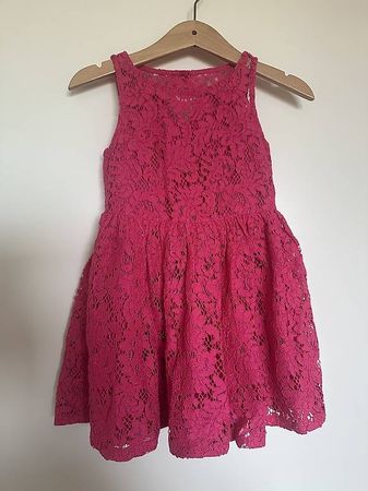 Polo Ralph Lauren - pinkes Spitzenkleid 