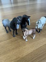 Schleich 3 Pferde + 1 Fohlen