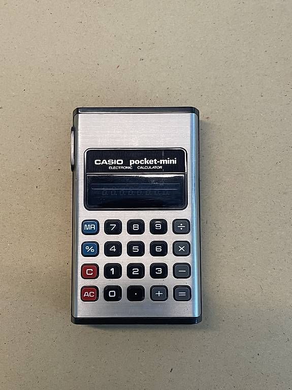 Taschenrechner: Calculatrice vintage Casio Pocket-mini - modèle collection – Gebraucht aus Gland von Lawrence_1196 1