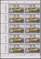 1946, Nr.276 (Postauto) 10er-Bogenteil postfrisch. Kat: 50.-