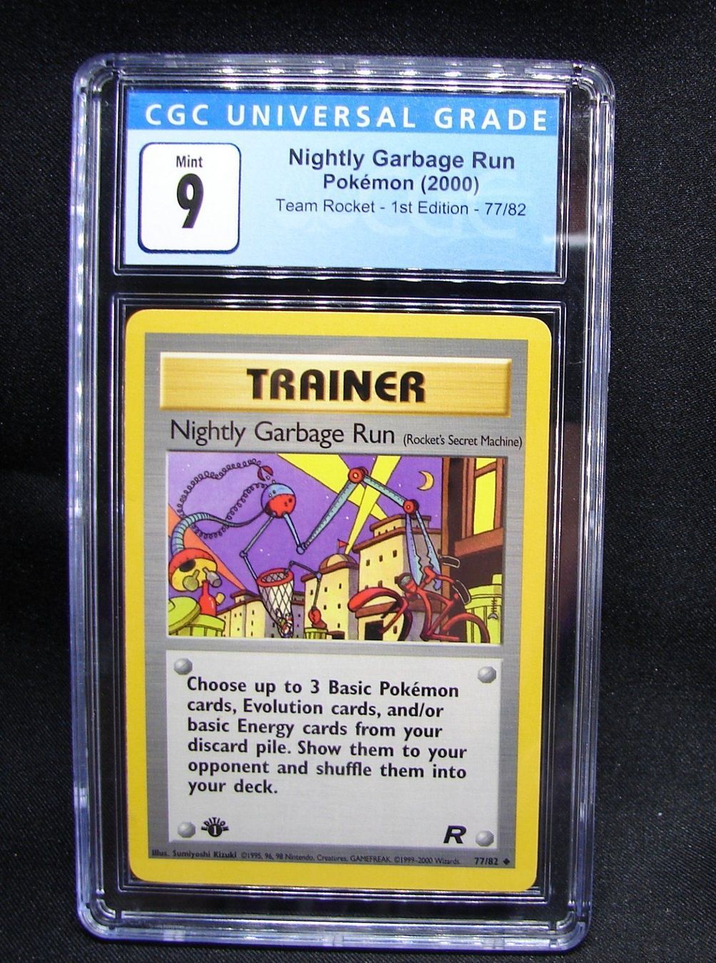 Pokémon Sammelbilder & Trading cards: Pokemon Nightly Garbage Run - 1st Edition - CGC 9 Mint  /219 – Neu (gemäss Beschreibung) aus Rümlang von coh_87ww