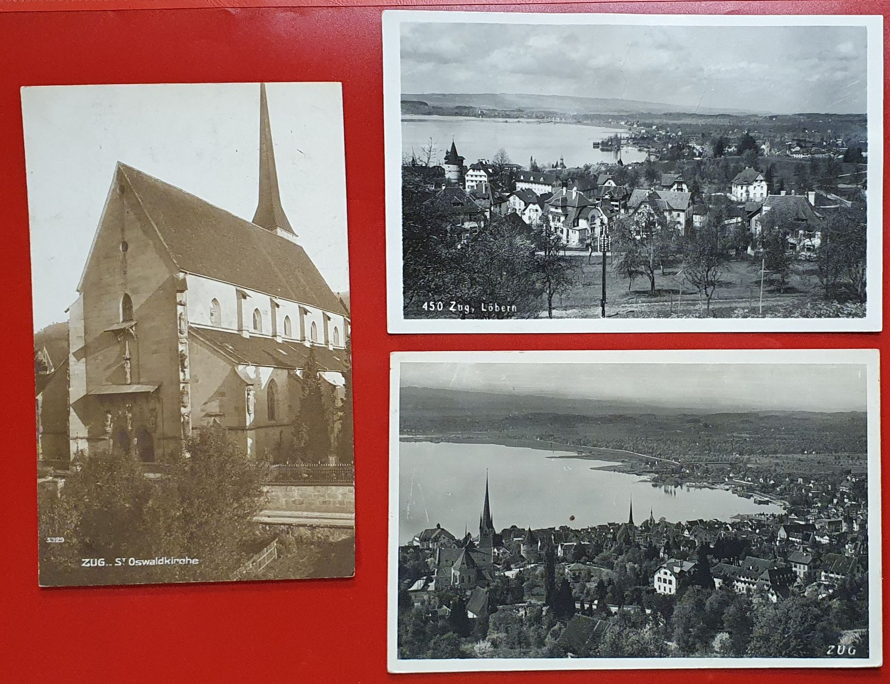 Cartoline postali: 3 Ansichtskarten von Zug – Usato da Kreuzlingen venduto da Rschweiz1