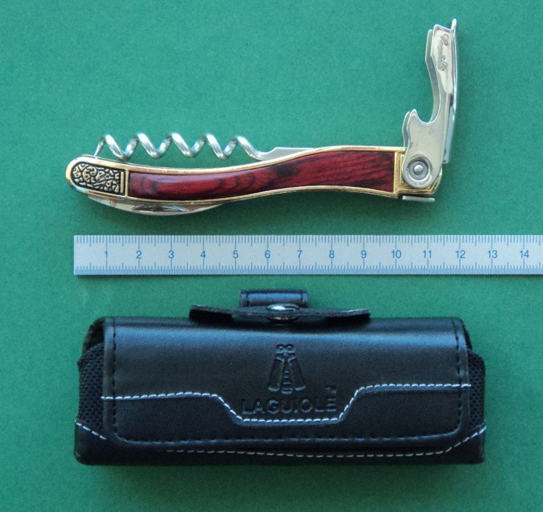 Laguiole Apribottiglie & Tappi per chiusura: Laguiole Sommelier Messer mit Etui, neuwertig, – Nuovo (secondo la descrizione) da Sachseln venduto da bru_pj82