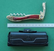 Laguiole Sommelier Messer mit Etui, neuwertig,