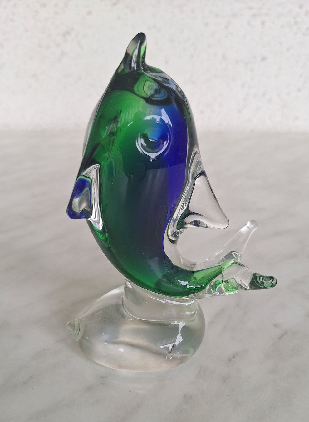 Figuren: Zwei süsse Delfine, Glas, Briefbeschwerer – Gebraucht aus Weinfelden von Yenas10 3