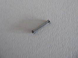 Ersatzteil kleine Feder, Metall, ca. 23 x 4,5mm