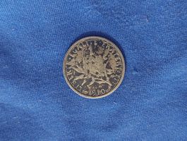 1 Franc 1910 Silbermünze