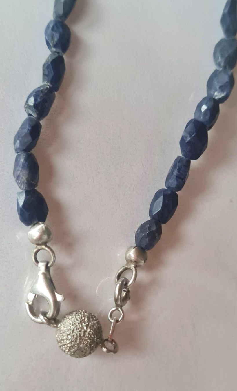 Ketten: Halskette Iolith / Vulkanit, Sterling Silber, Länge 50 cm – Gebraucht aus Oberriet SG von Atir47 2