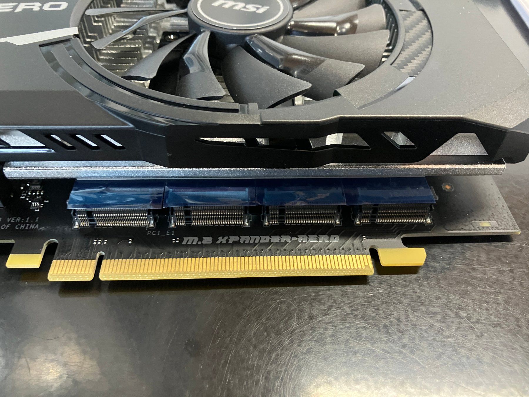 MSI Elektronikbauteile: msi M.2 xpander Aero Karte 4 x M.2 Slots – Neu (gemäss Beschreibung) aus Bern von cgmont 2