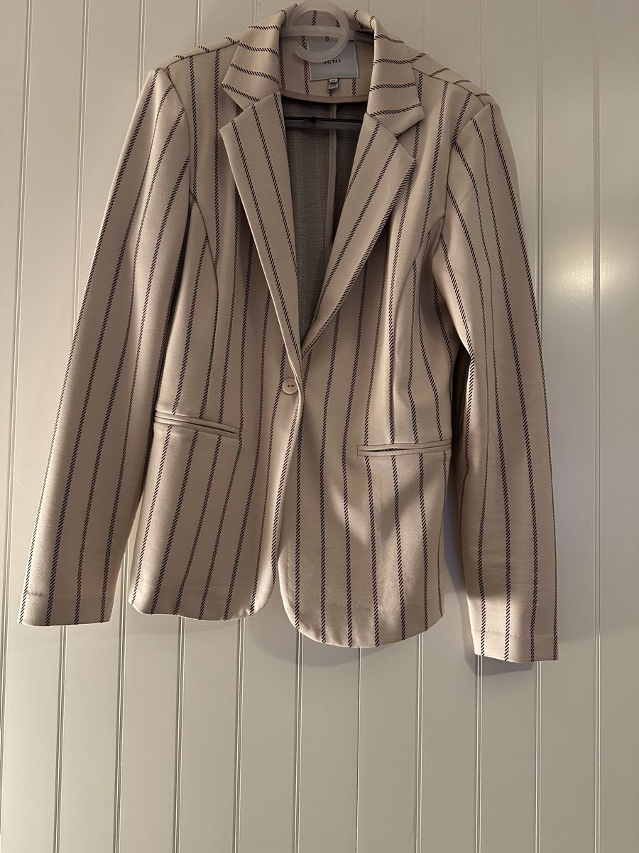 Jacken: Blazer crème rayé XL – Neu (gemäss Beschreibung) aus Sion von DayJenn