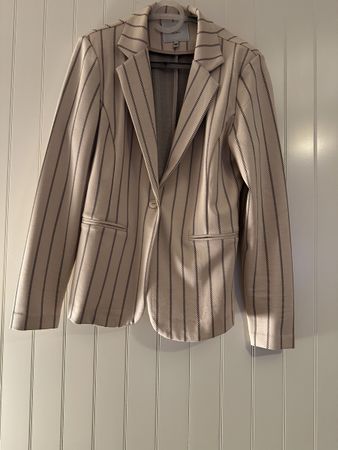 Blazer crème rayé XL