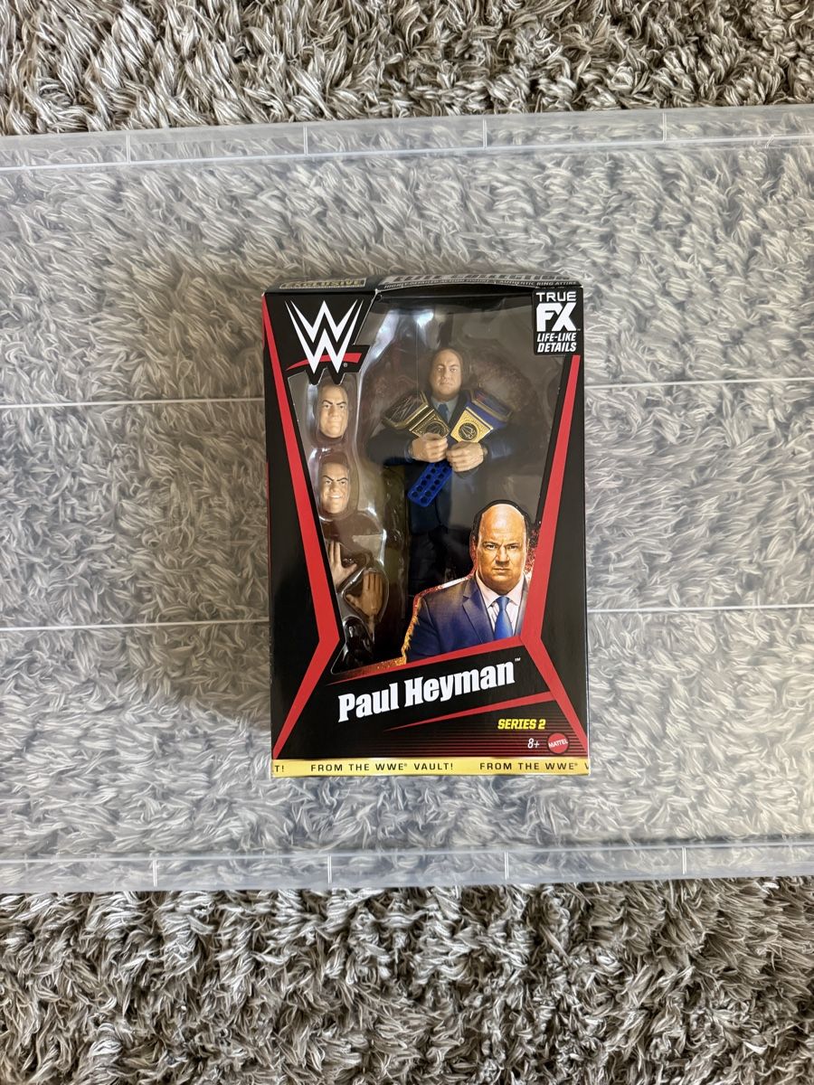WWE Figuren: Wwe elite figure Paul Heymann  – Neu und originalverpackt aus Dietikon von Xxvishnya