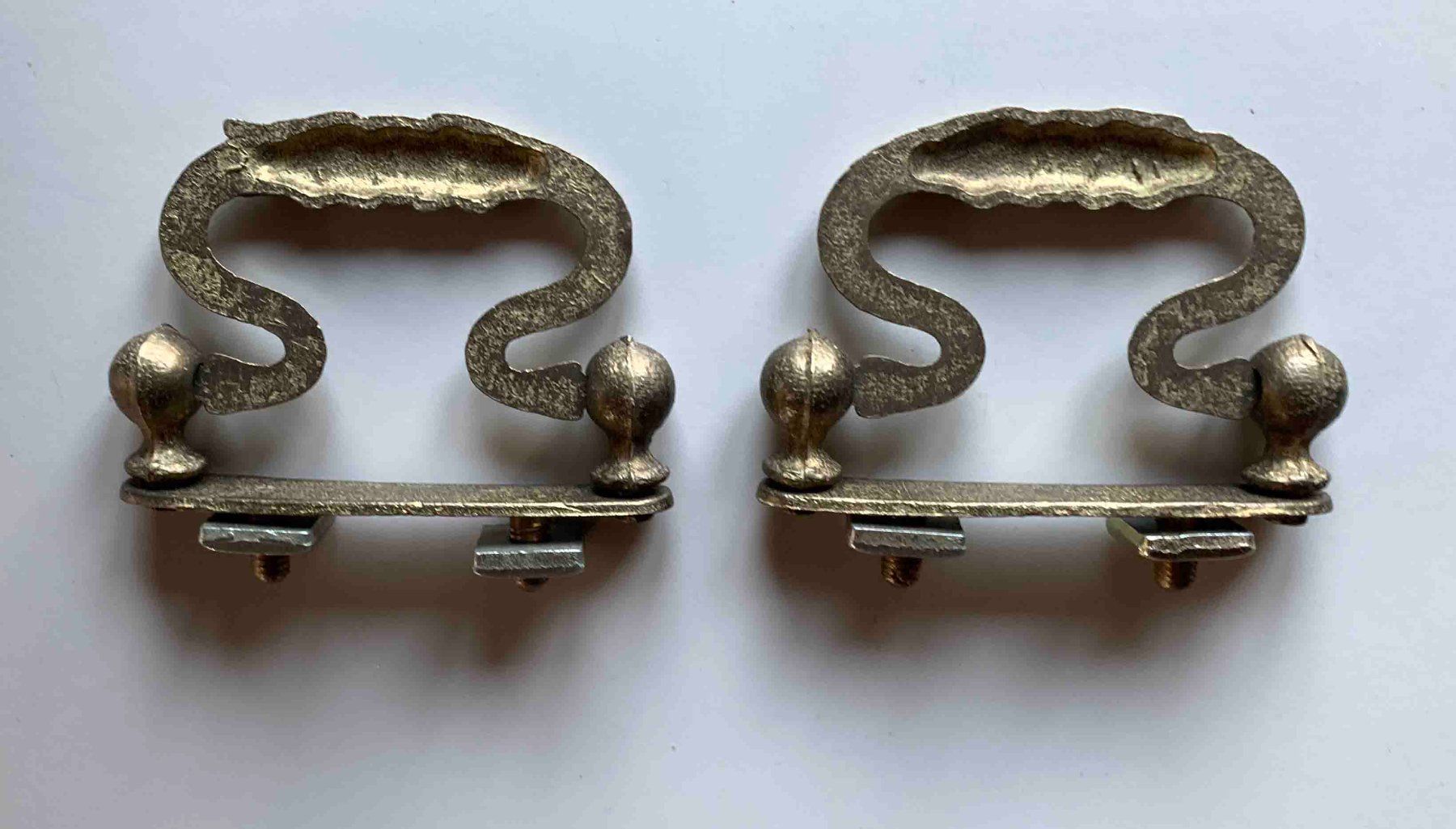 Ferramenta: 2 antike Möbelgriffe, Schubladengriffe, Vintage Stil – Usato da Goldau venduto da Balkonia09 2