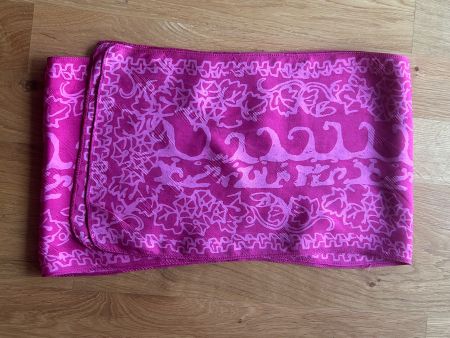 pink/rosa schmaler Batikschal