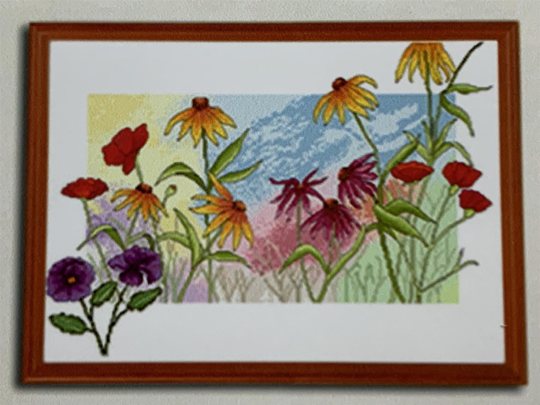 Kit bricolage: Kreuzstich/Cross Stich Blumenwiese 2 – Nuovo e nell'imballaggio originale da Rikon im Tösstal venduto da Alpenmutz 1