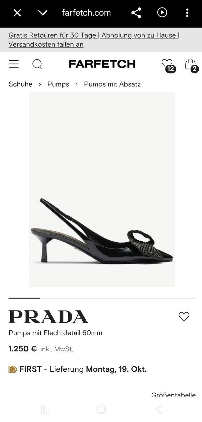 Damenschuhe: Prada Pumps. Grösse 37 – Gebraucht aus Frick von mlpreloved 9