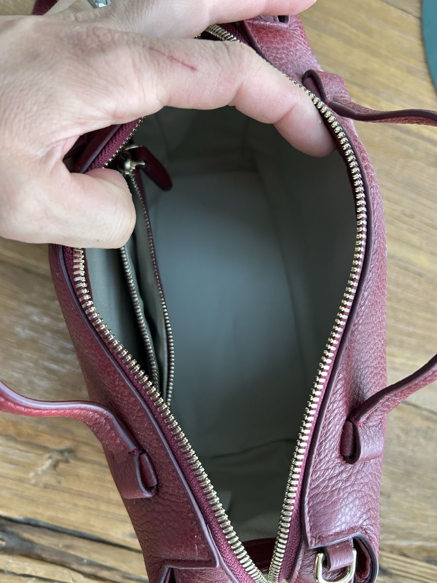 Bally Taschen für Damen: Bally Handtasche Ledertasche Beuteltasche dunkelrot – Neu (gemäss Beschreibung) aus Trin von kreadiva 2