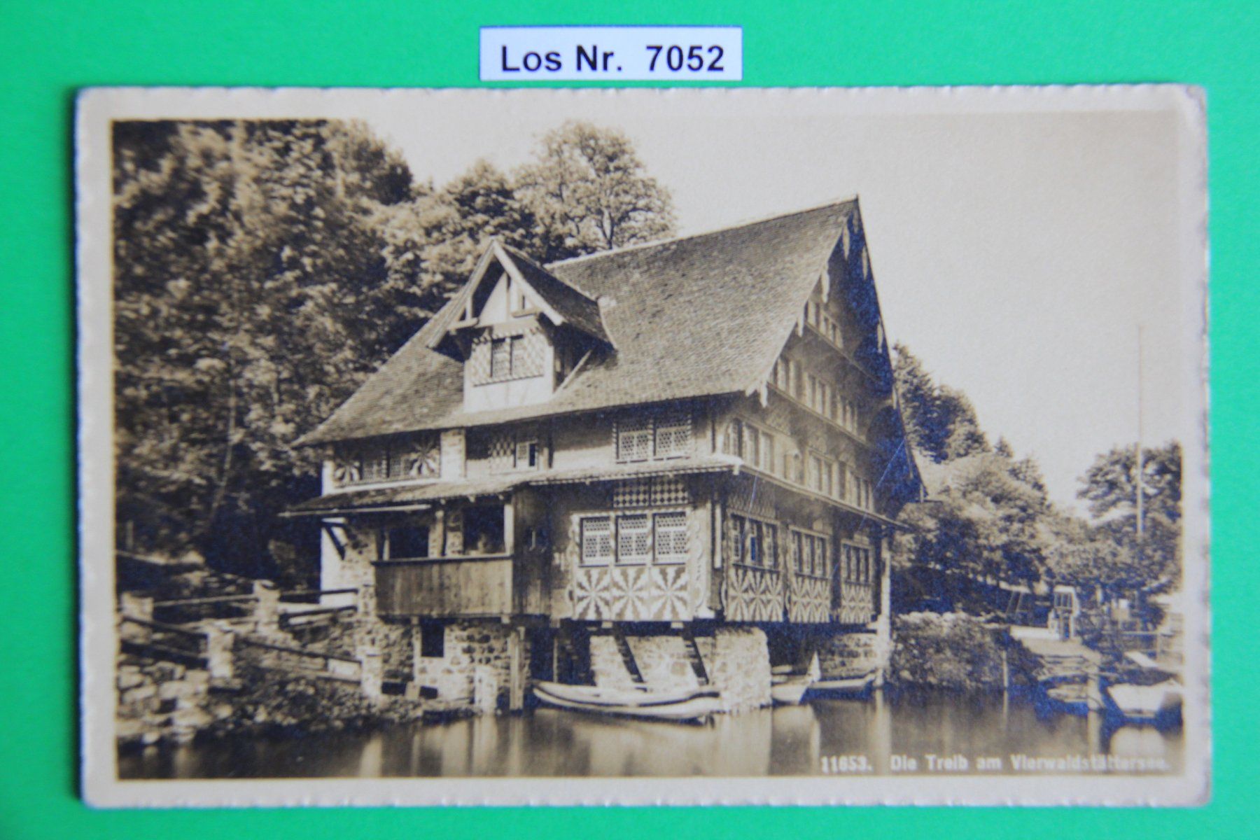 Cartoline postali: CH Ansichtskarte Die Treib um 1910                  Los 7052 – Usato da Volken venduto da jukon65