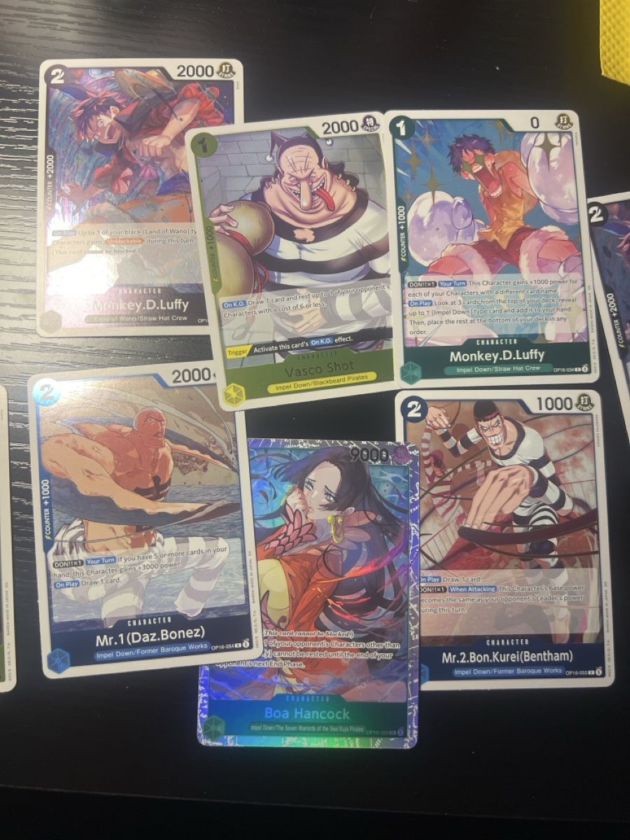 Bandai Carte collezionabili: Lot one piece karten op16 – Usato da Capolago venduto da umbycards