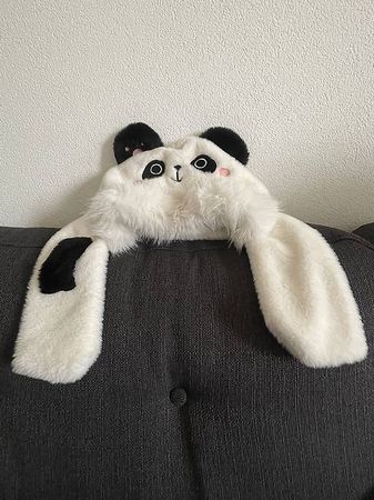 Panda Mütze gefüttert 