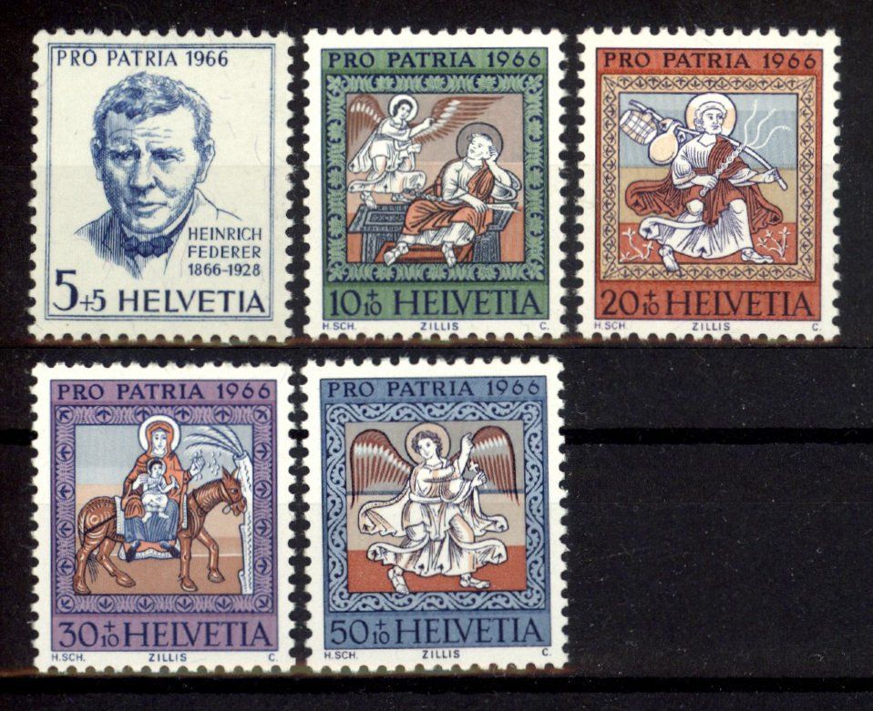 Tutti i francobolli: 1966, Pro Patria ** – Usato da Willisau venduto da Vollstempel