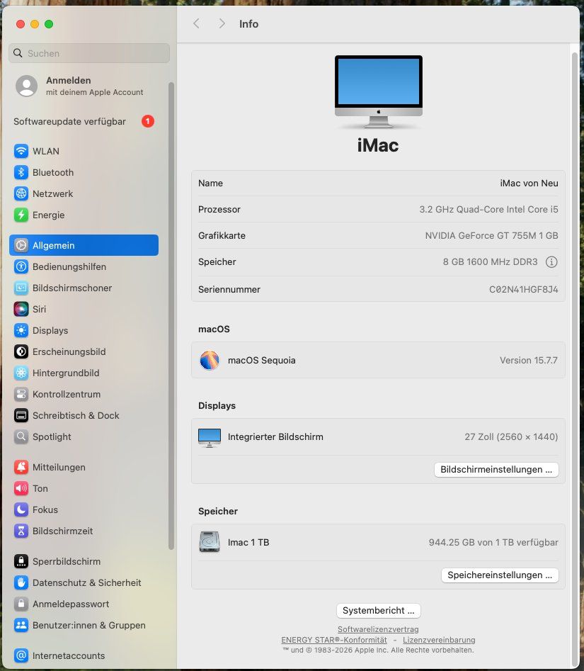 Apple PC: 27" Imac 2013 – Usato da Belp venduto da selma-k 2