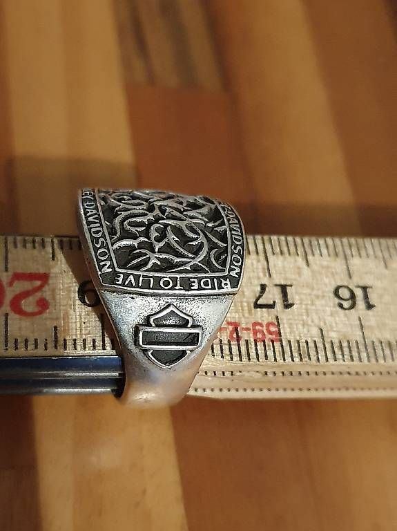 Harley-Davidson Anelli: Harley Davidson Silber 925er Ring neuwertig – Usato da Oberglatt ZH venduto da watchkurt 2