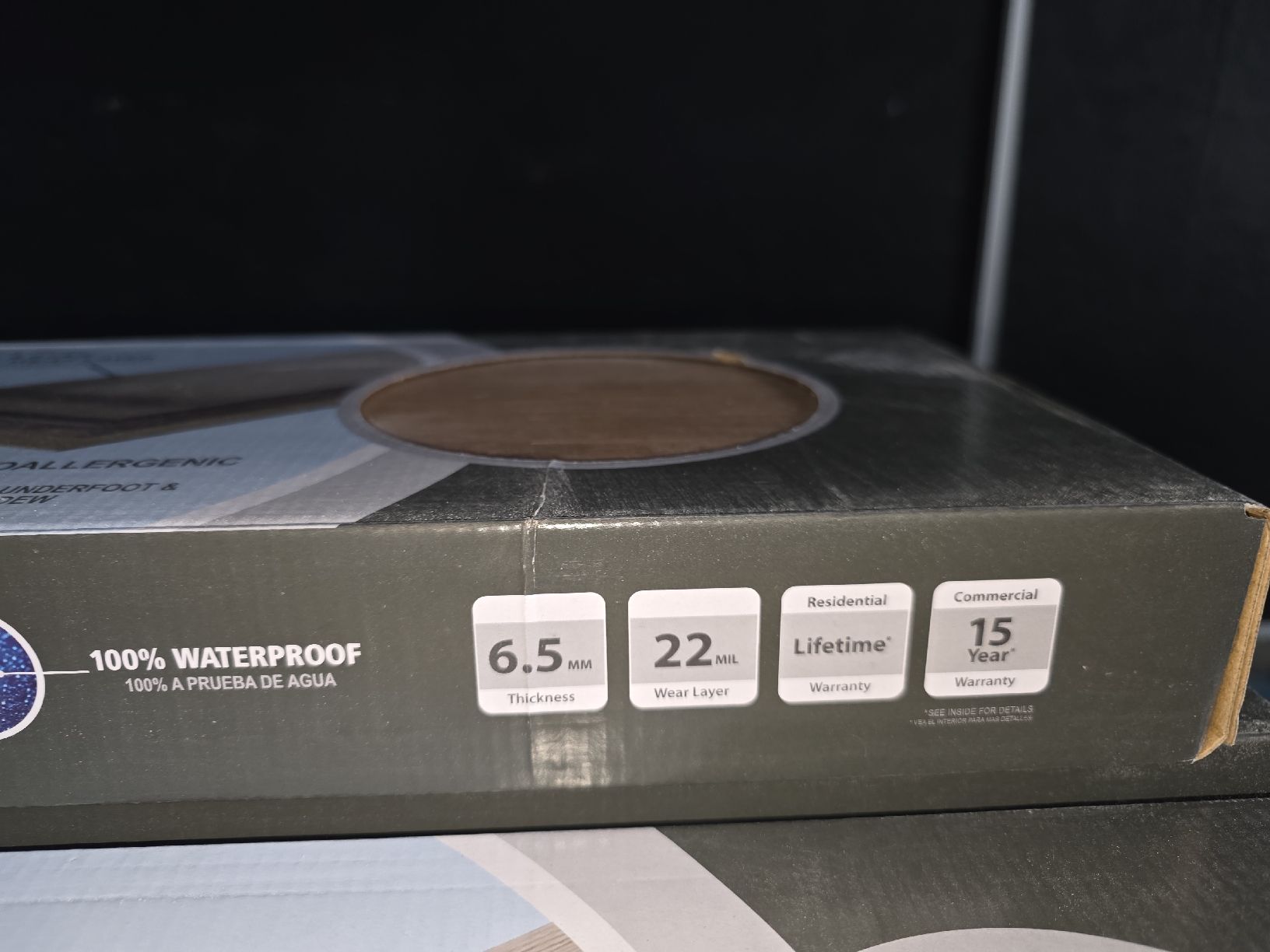 Rivestimenti per pavimenti: Hartvinyl Eichen Optic mit Trittdämmung originalverpackt – Nuovo e nell'imballaggio originale da Kaisten venduto da Simon_Manuel 3