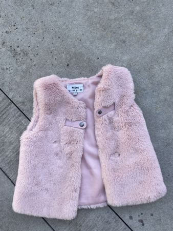 Weste rosa miss pompom Kinder gr 104