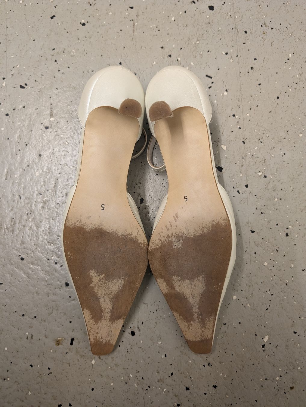 Scarpe da donna: Elfenbeinfarbene Brautschuhe - Grösse 37.5 – Usato da Luzern venduto da simonf1 3