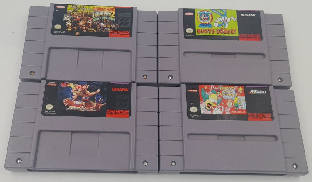 Nintendo Giochi: Lot de 16 Jeux super Nintendo 14US + 2 Jeux Jap + Adaptateur – Usato da St-Sulpice VD venduto da Davyd-a-Doc 2