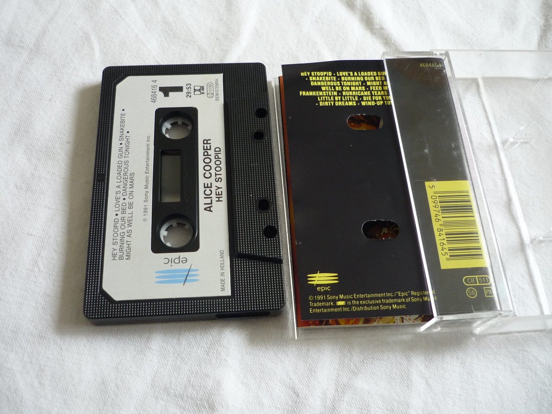 Musicassette: MC Kassette - Alice Cooper - hey stoopid – Usato da Beringen venduto da Flatretriever 2