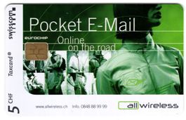 all wireless - seltene Chip Geschenk Taxcard