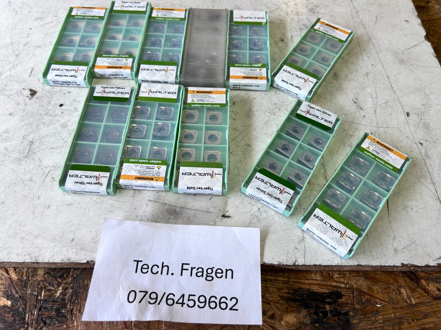 Toutes les machines: div. Wendeplatten – D'occasion à Münchenstein par fransch 3