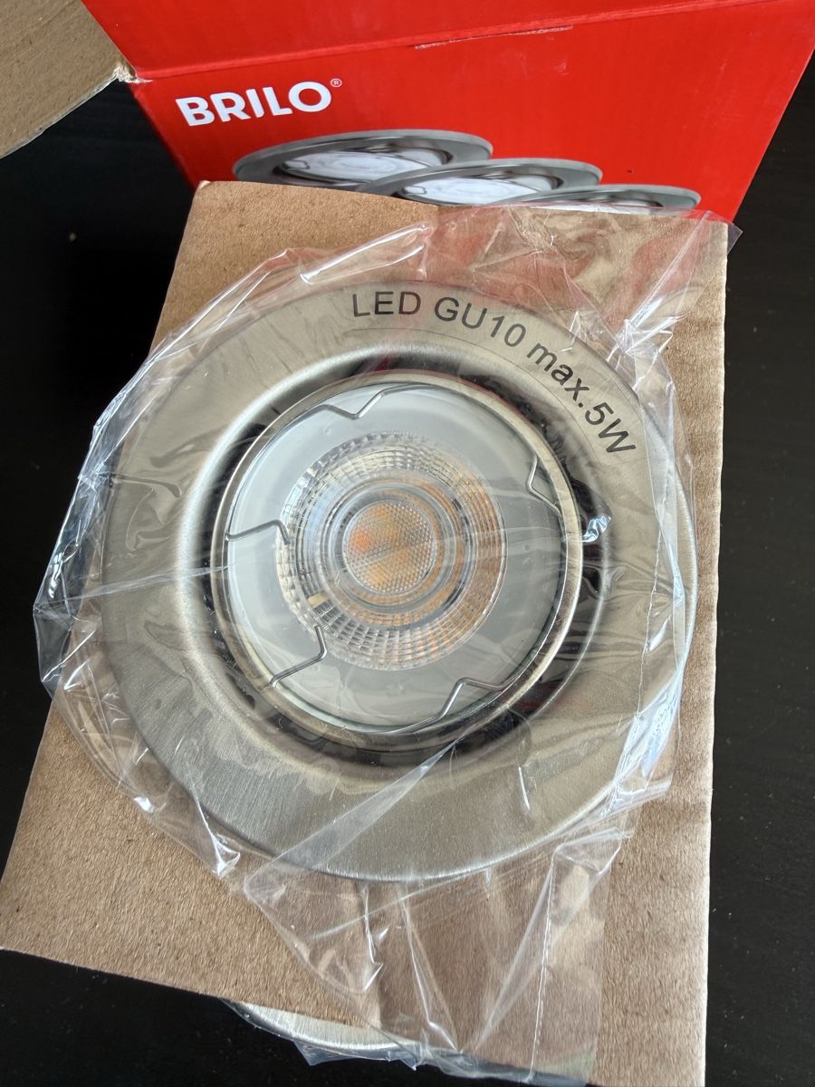 Lampade: 3x Brilo LED GU10 Spotlights - Adjustable, Warm Dimming Feat – Nuovo e nell'imballaggio originale da Wallbach venduto da Nenex 3