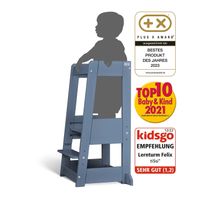 tiSsi Learning Tower Felix, Dusty Blue, sehr guter Zustand