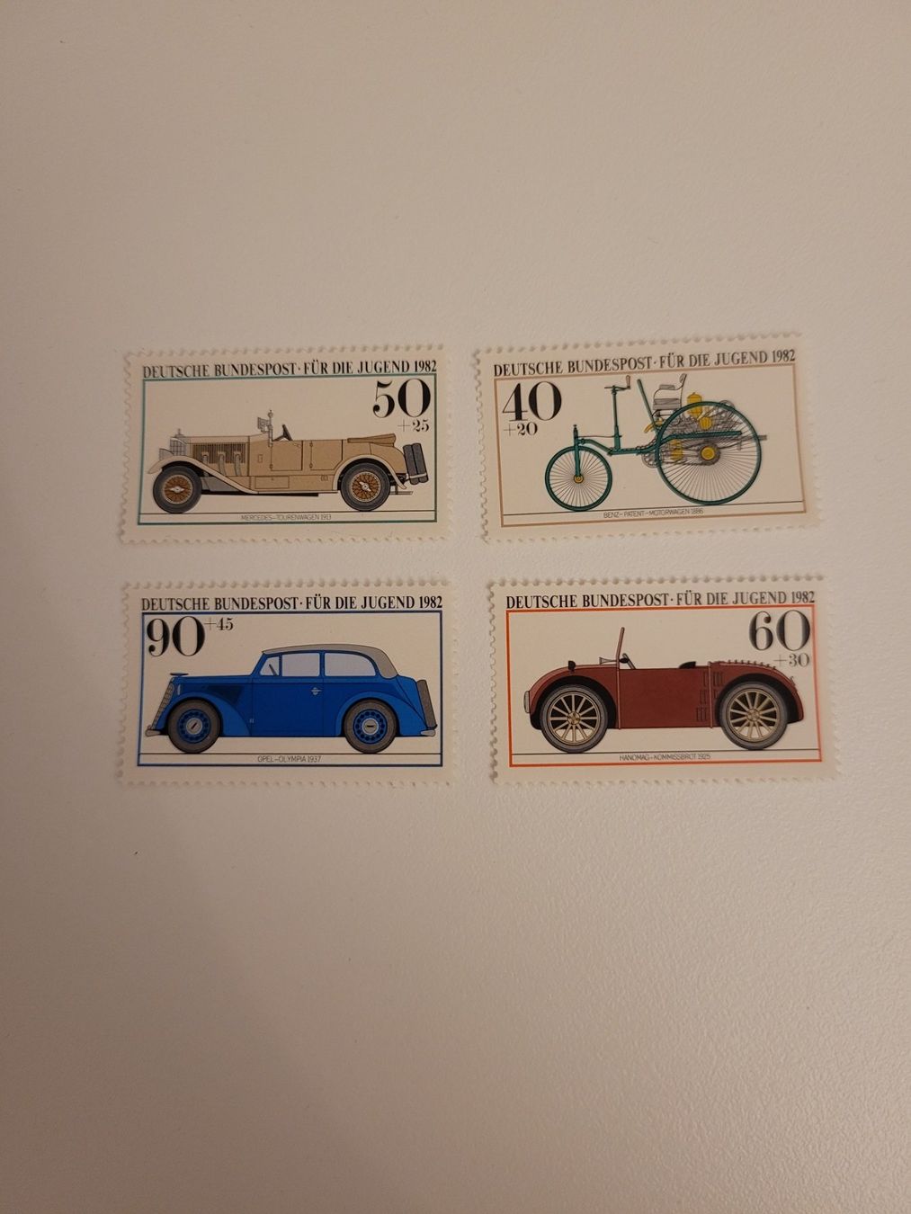 Tutti i francobolli: Deutschland BRD Jugend Automobil 1982 – Usato da Inwil venduto da Flower2325